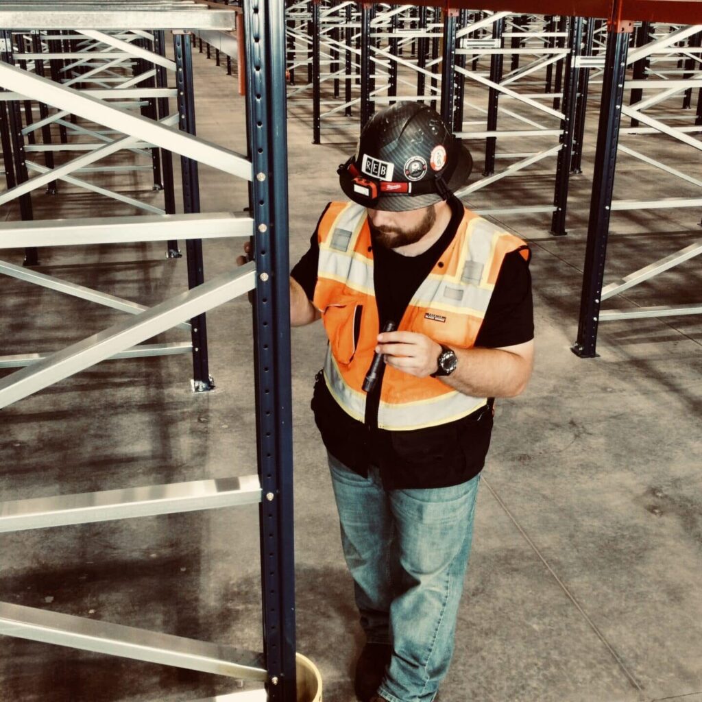 Shelf installation diagram