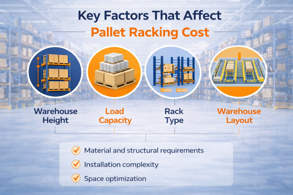 factors affecting pallet racking cost in warehouse design