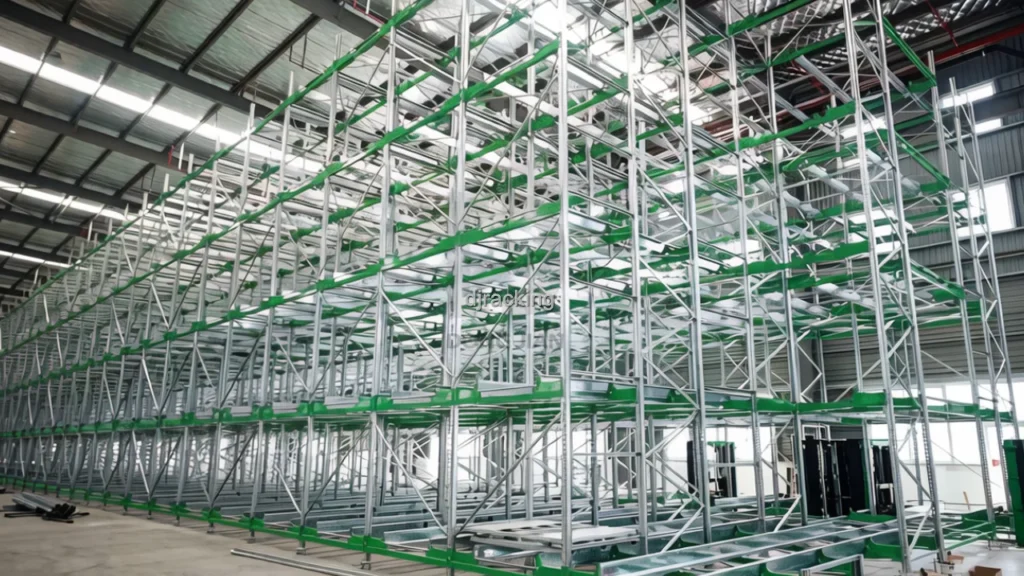 Four-Way Shuttle Racking Project for Industrial Warehouse