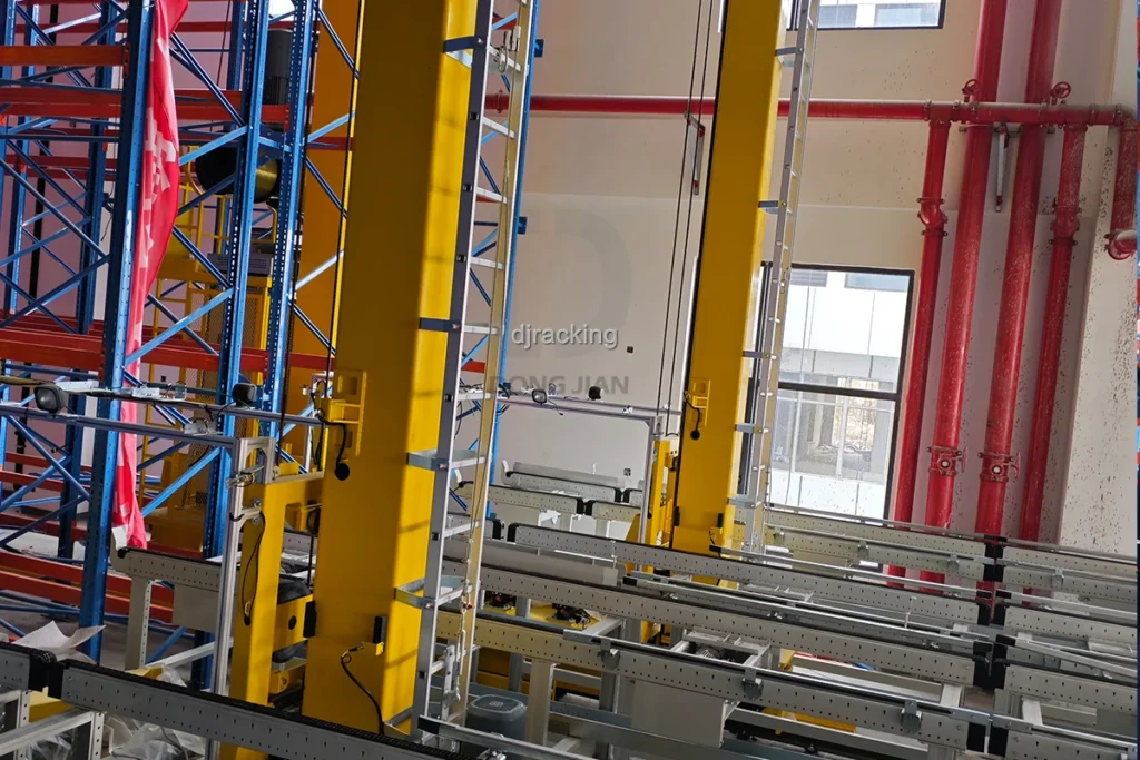 Dongjian  Stacker Crane AS/RS Project for Industrial Manufacturing Warehouse in Germany