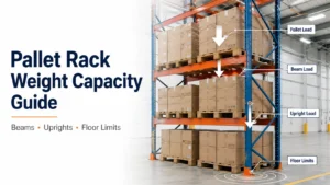 pallet rack weight capacity for beams uprights and floor limits